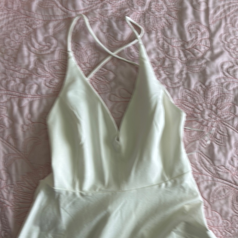 Love Tree Cream Sleeveless Dress